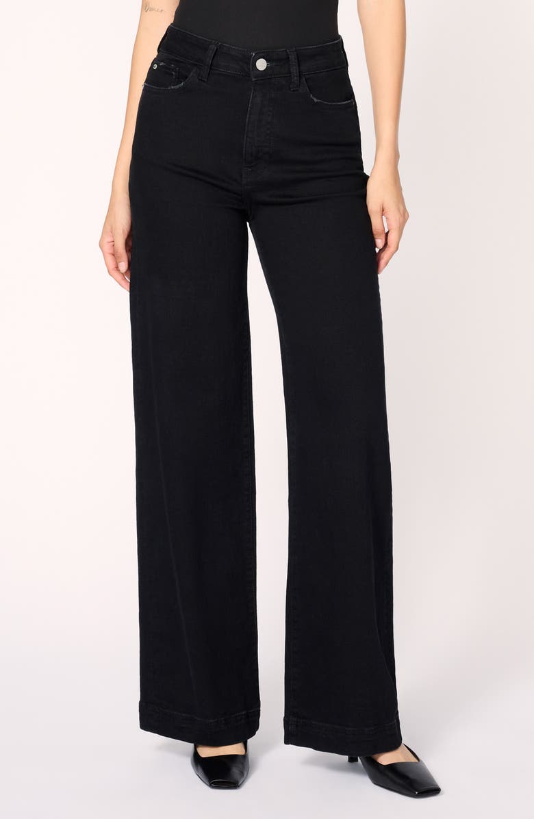 WARP+WEFT NCE High Waist Wide Leg Jeans, Main, color, Inkwell