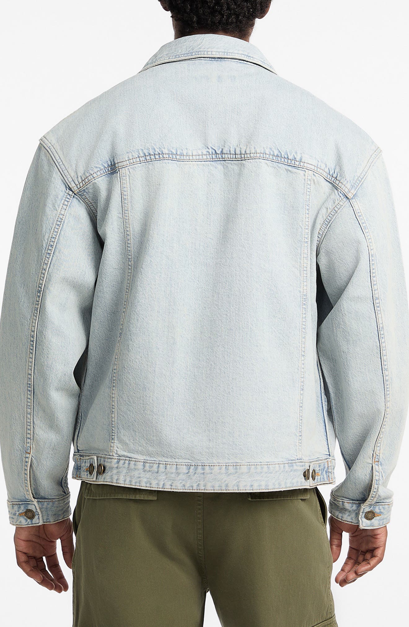 Oversize Denim Trucker Jacket - image 2