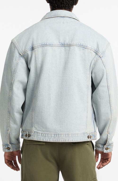 Guess Jeans Oversize Denim Trucker Jacket In Blue