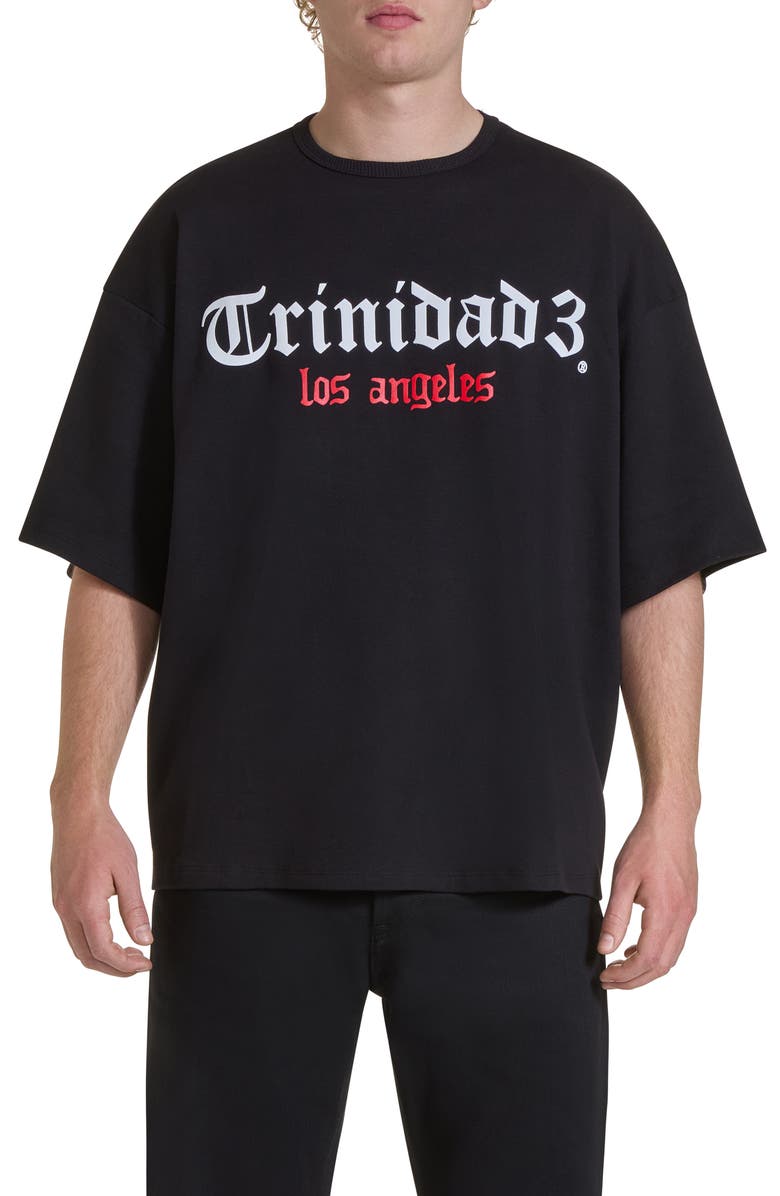 Trinidad3 LA Logo Cotton Graphic T-Shirt, Main, color,