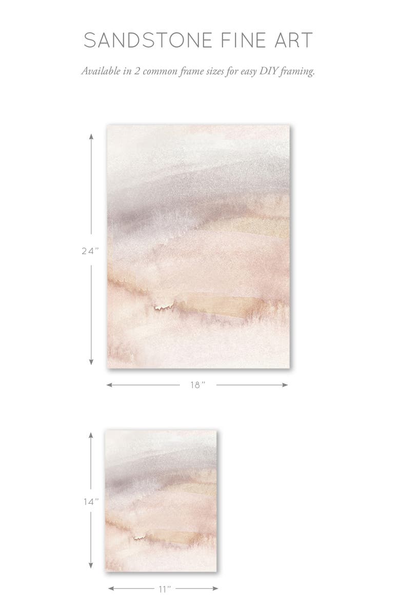 Oilo Sandstone Wall Art Print, Alternate, color, 