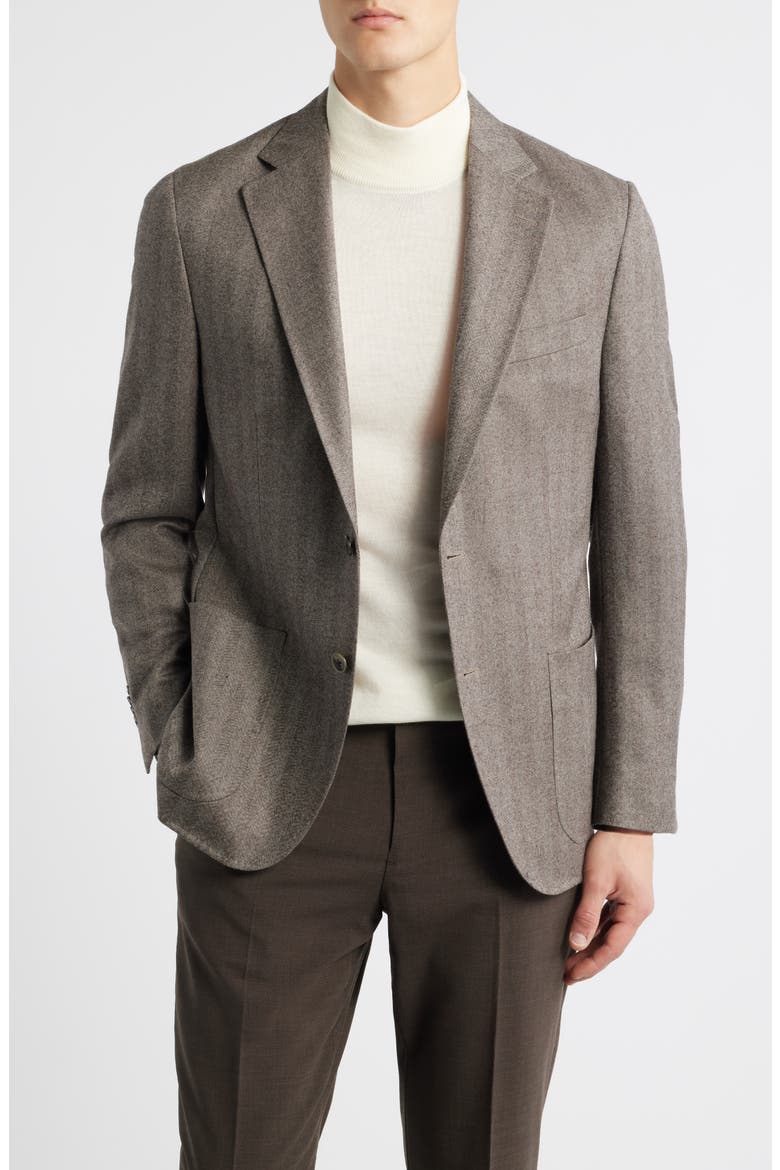 Hyperlight Soft Wool Sport Coat, Main, color, BROWN