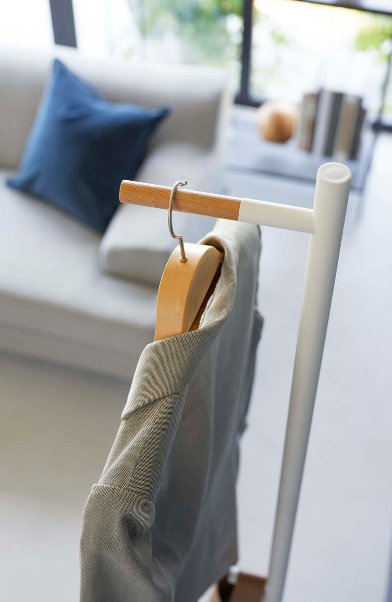 Yamazaki Coat Hanger, Alternate, color, White