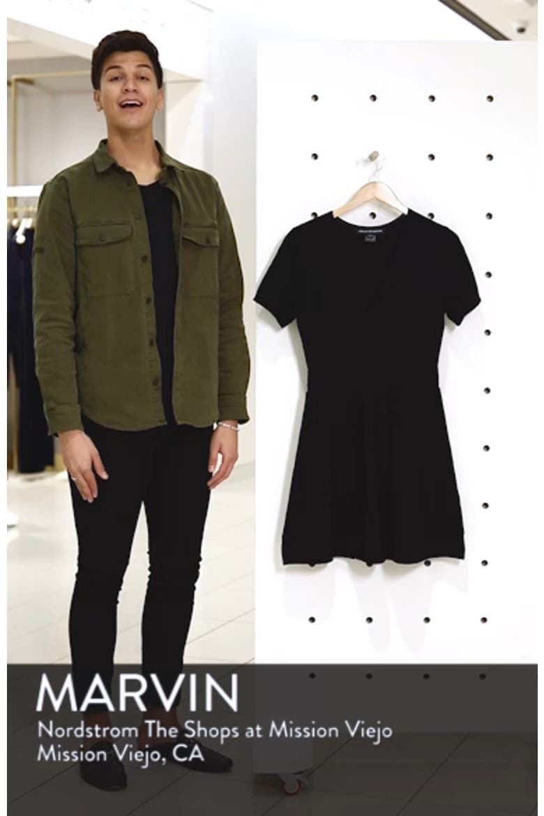 Ellie Knits V-Neck Fit & Flare Dress video