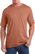 Harbor Bay by DXL Moisture-Wicking Pocket T-Shirt