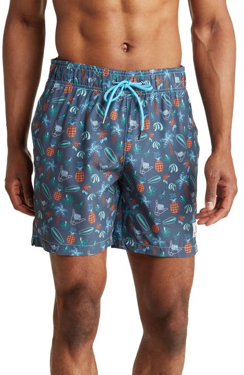 Tropical Chalk Swim Trunks