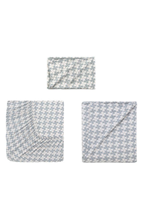 Vellux Noma Sheet Set In Blue