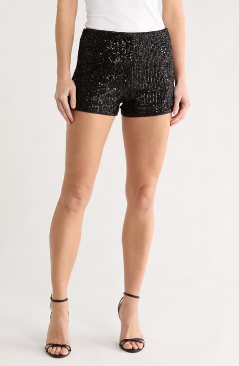 Sequin Hot Shorts