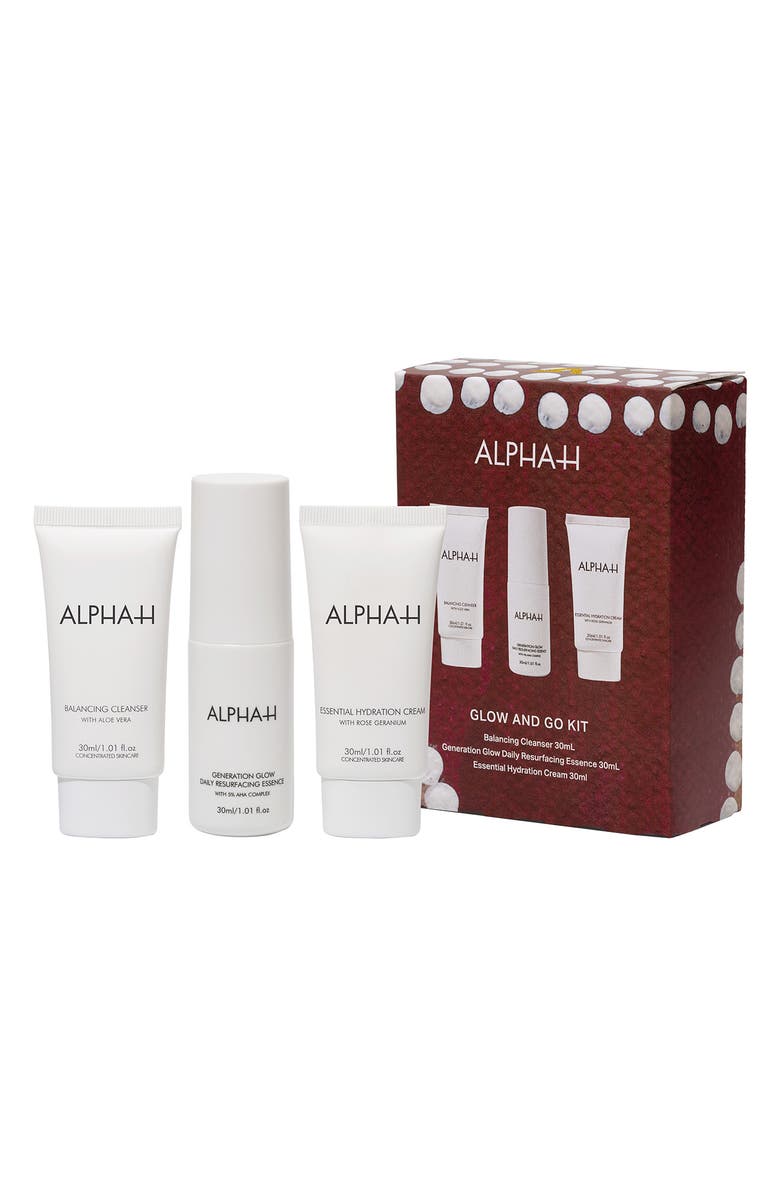 Alpha-H Glow & Go Kit (Limited Edition) $65 Value, Main, color, 