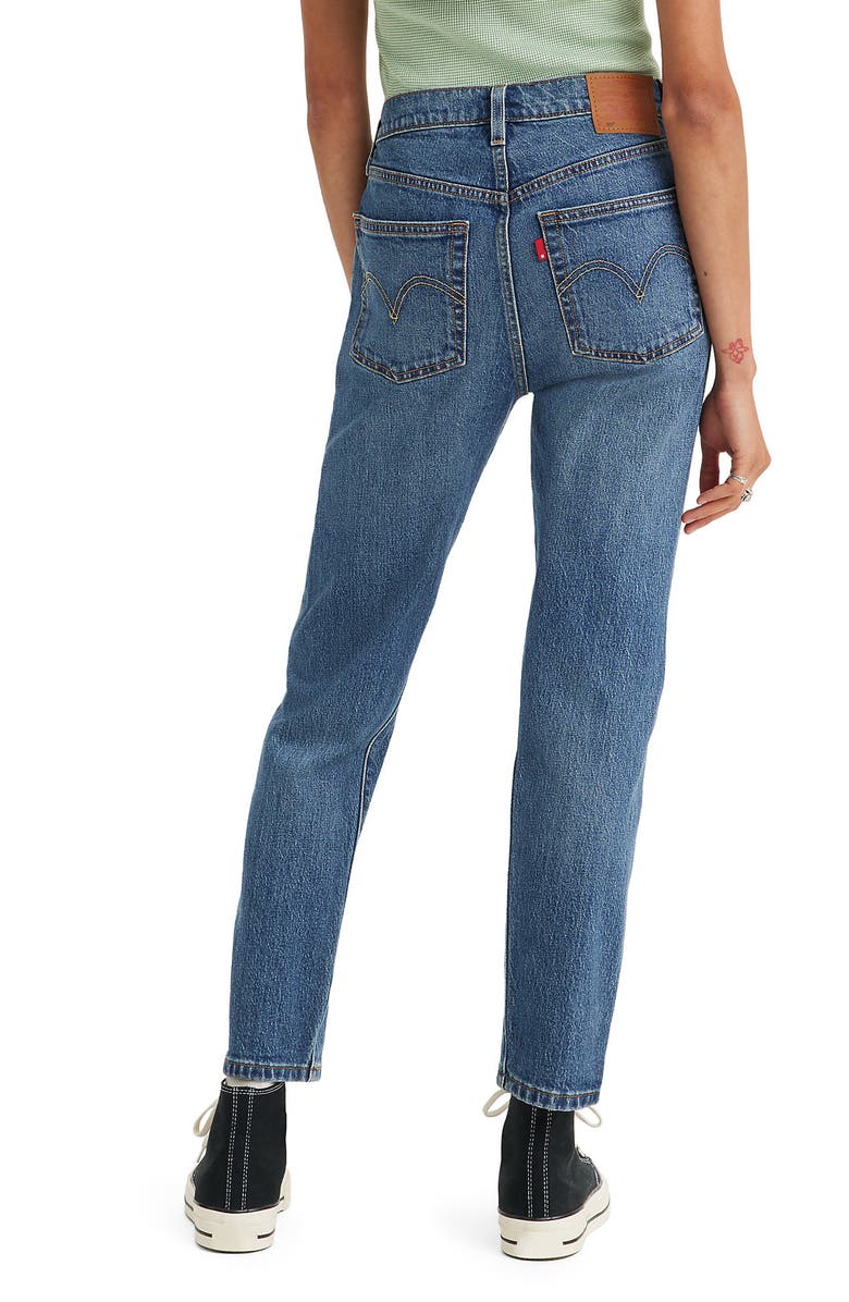 Levi's<sup>®</sup> 501<sup>®</sup> Original Crop Straight Leg Jeans, Alternate, color, 