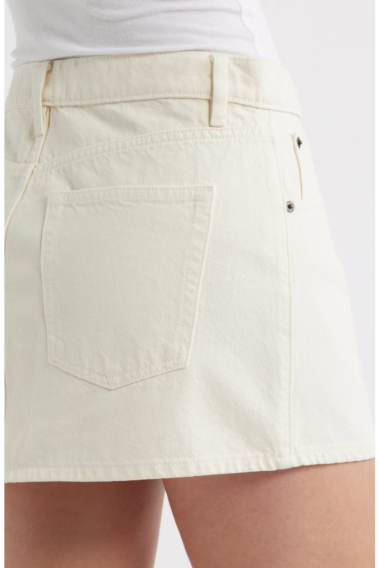 The Denim Miniskirt, Alternate, color, SHELL