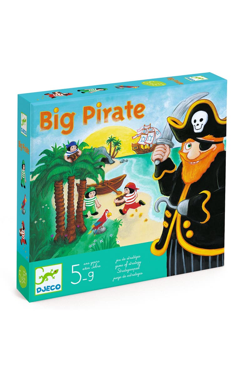Djeco Big Pirate Treasure Hunt Game, Alternate, color, 