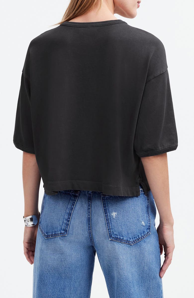 Madewell Relaxed Boxy T-Shirt, Alternate, color, Black Coal