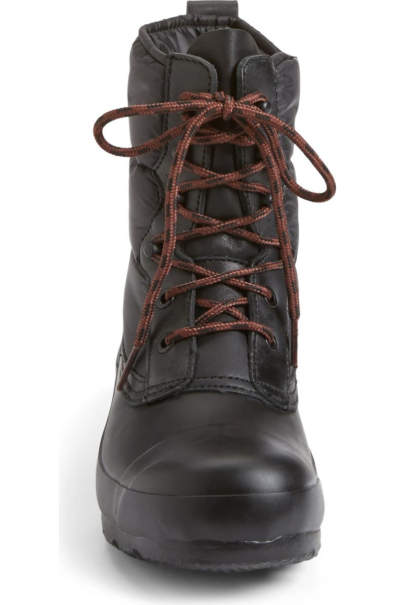 Hunter 'Original Short' Quilted Lace-Up Boot, Alternate, color,