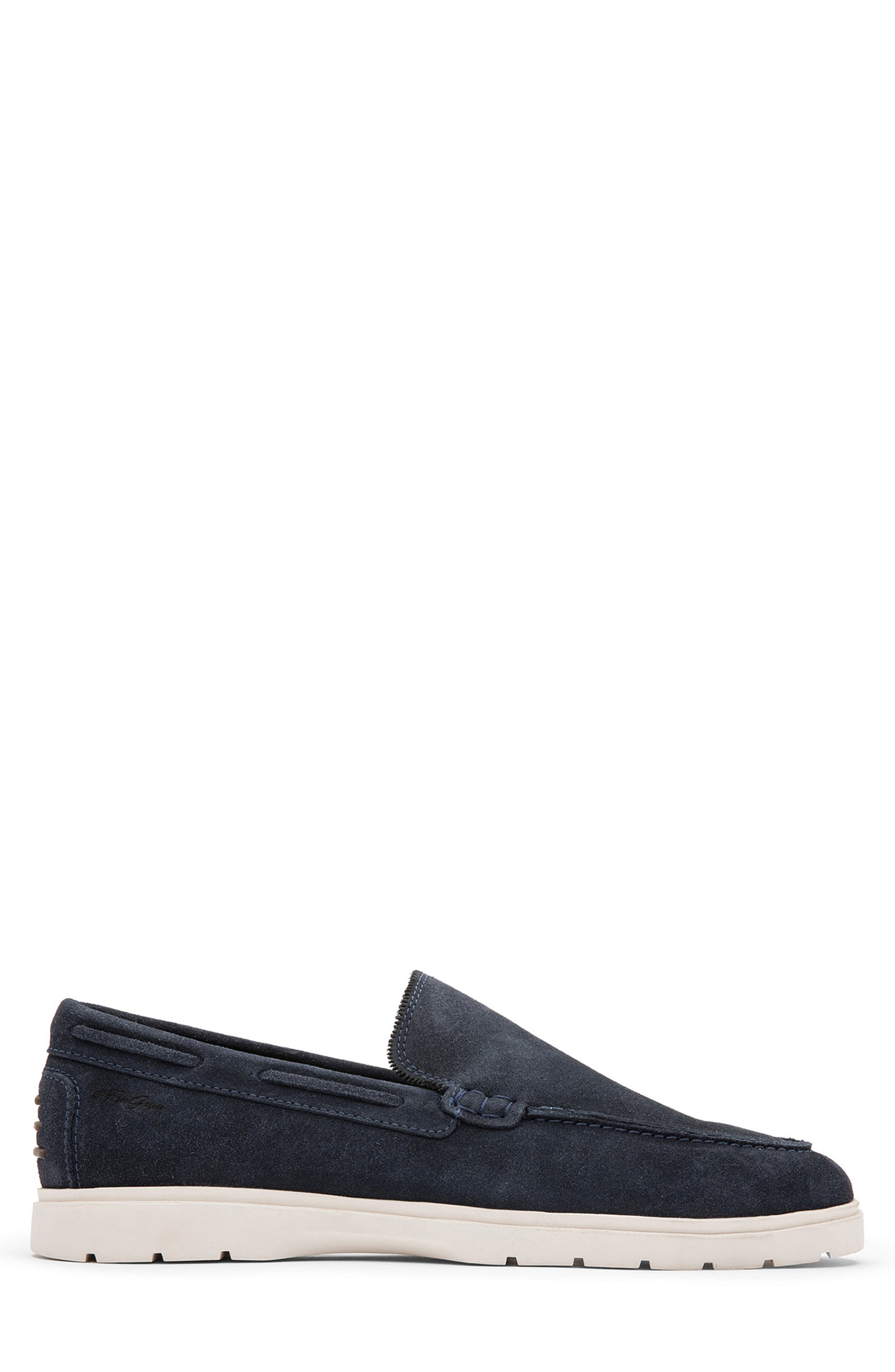 Venetian Low Top Loafer, Alternate, color, NAVY SUEDE