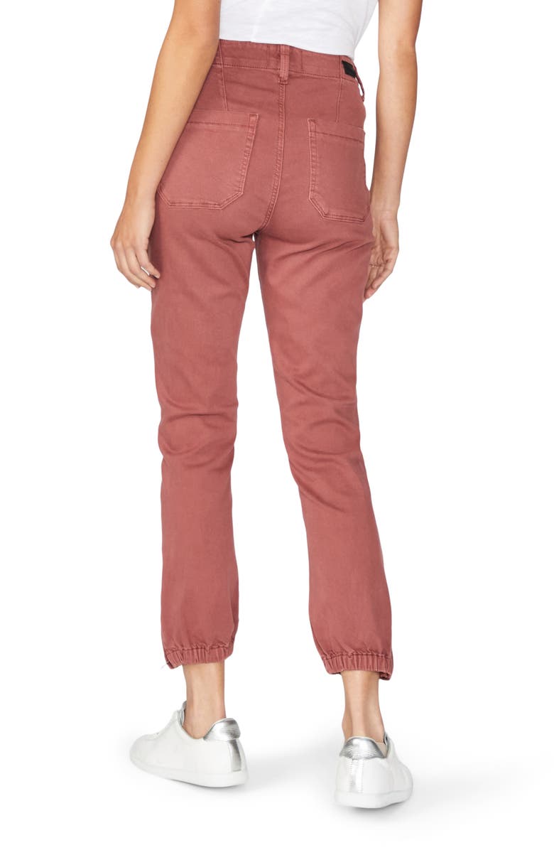 PAIGE Mayslie High Waist Exposed Button Joggers, Alternate, color,