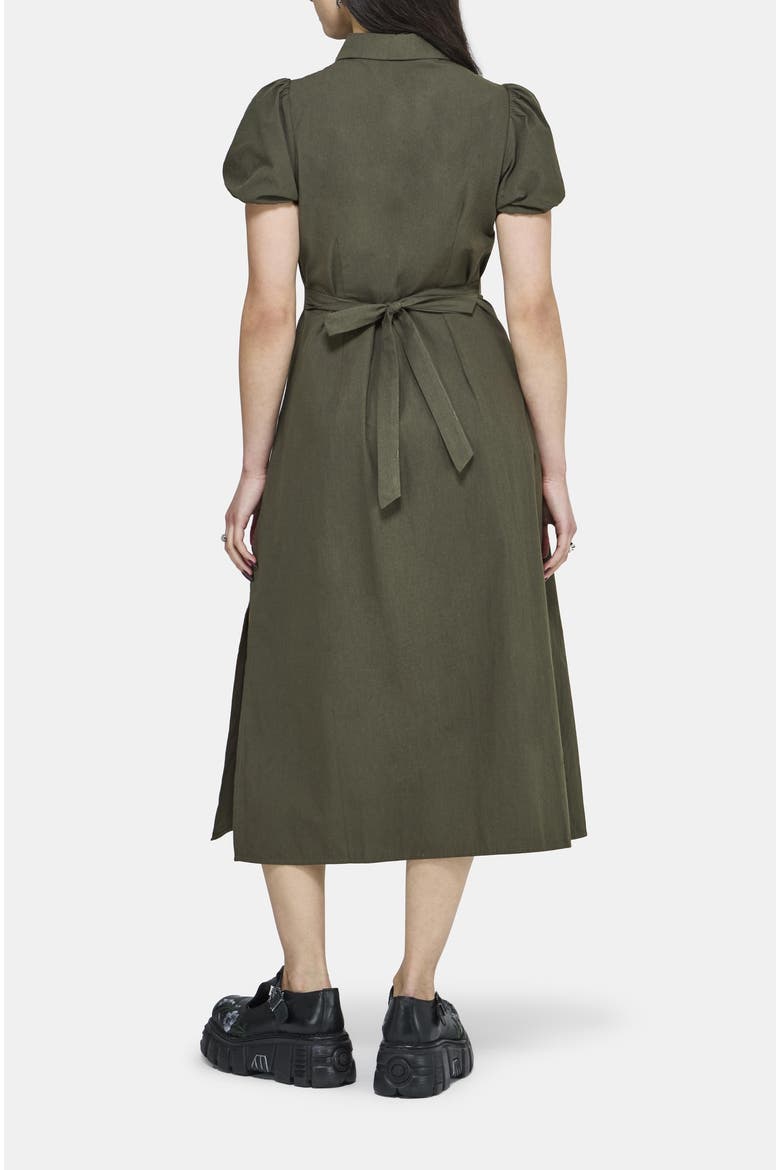 Odile Embroidered Midaxi Dress, Alternate, color, Green