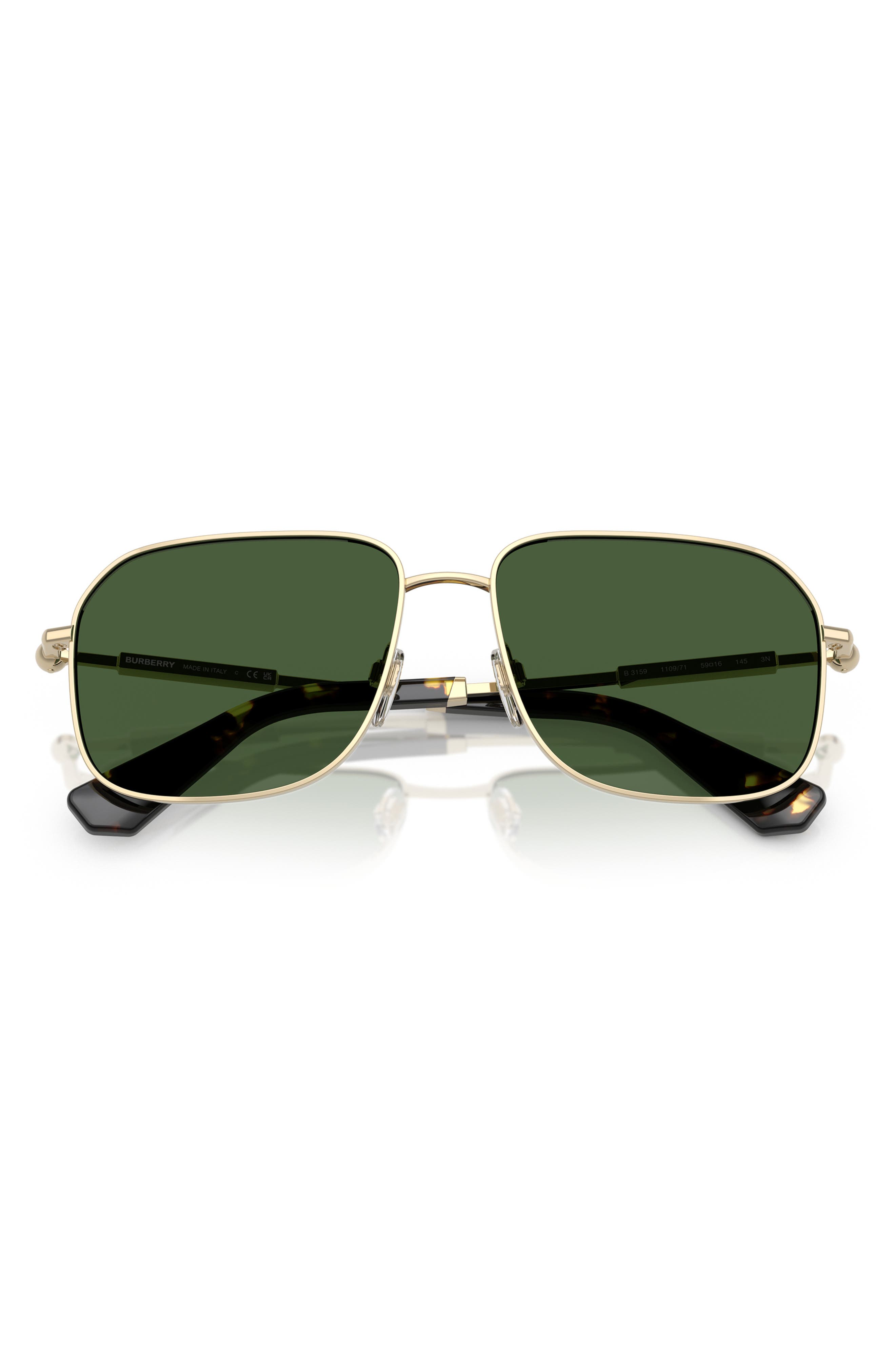 Burberry 59mm Pilot Sunglasses