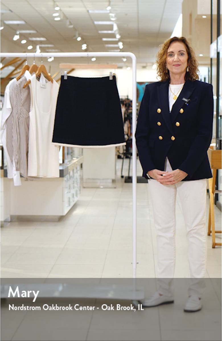 Roman Tweed Miniskirt