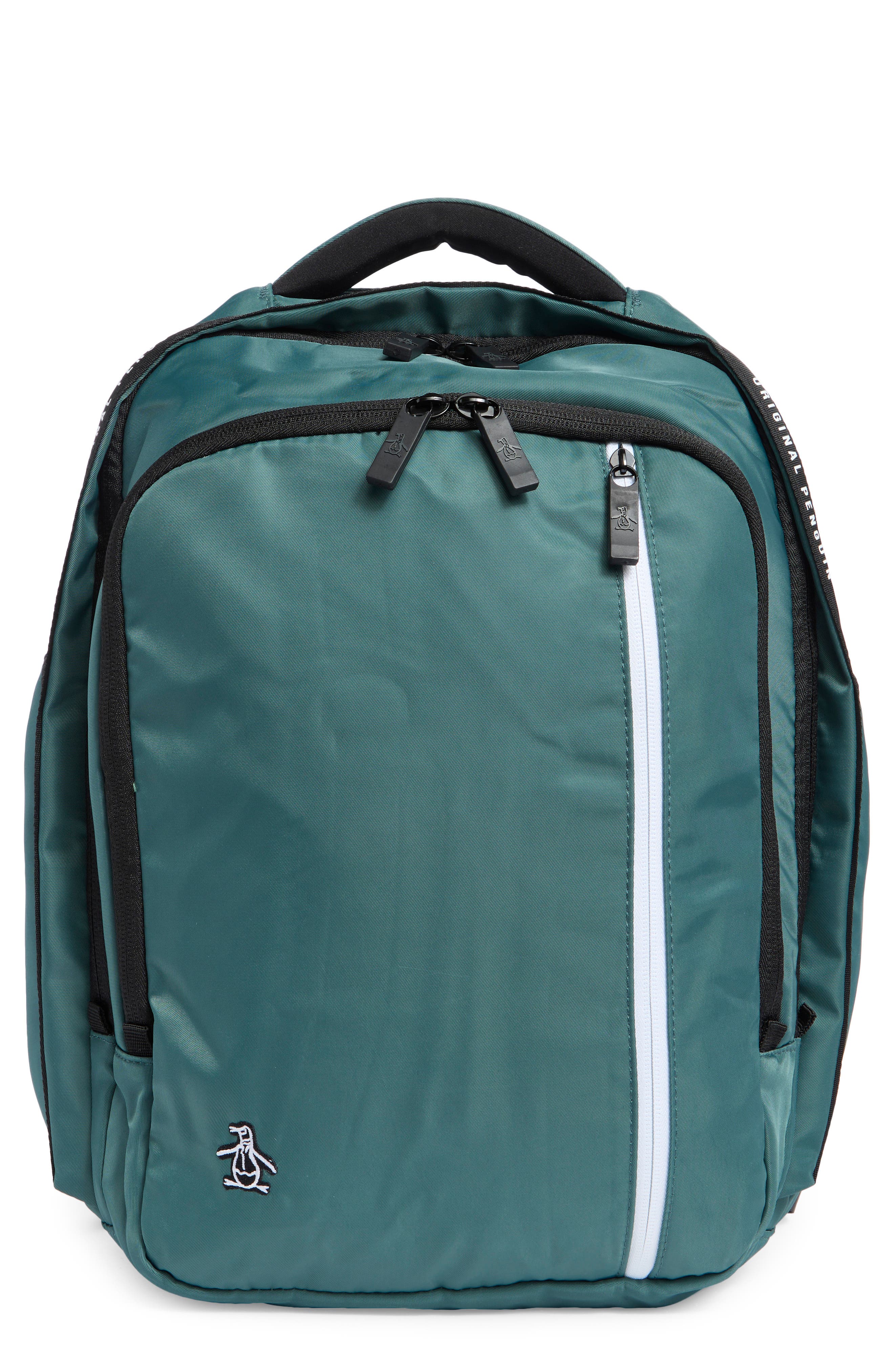 Original Penguin Soft Backpack, Main, color, Sea Pine