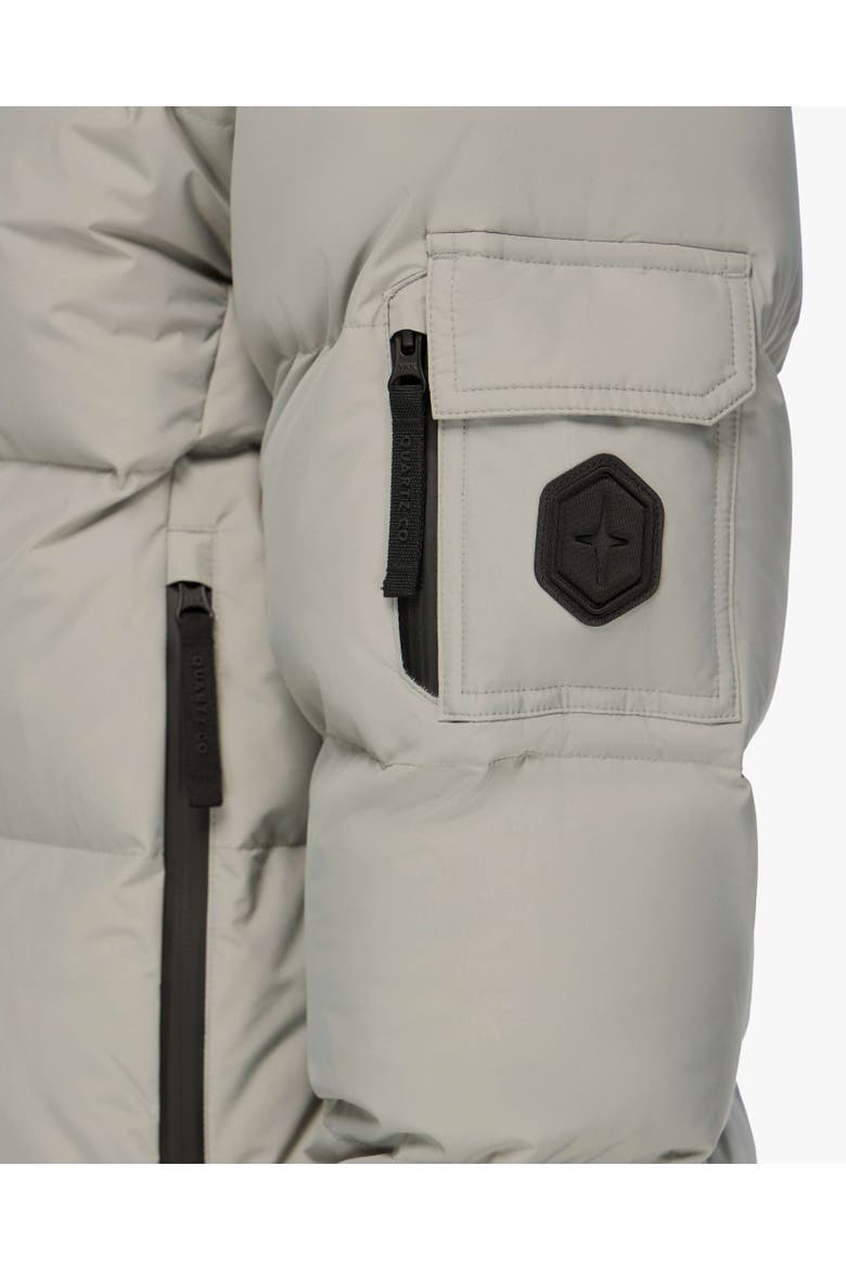 DAWSON | Hooded Recycled Down Winter Jacket, Alternate, color, Ice