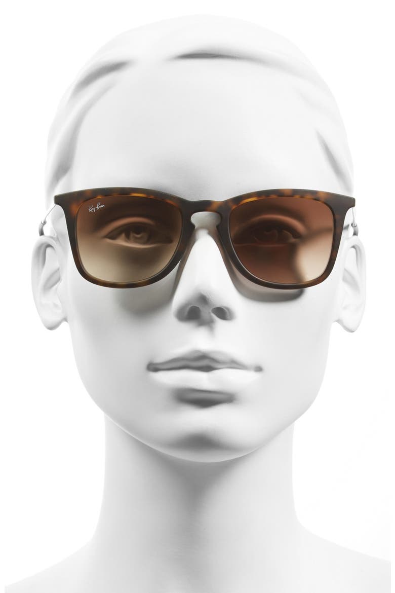 50mm Retro Sunglasses, Alternate, color, MATTE HAVANA