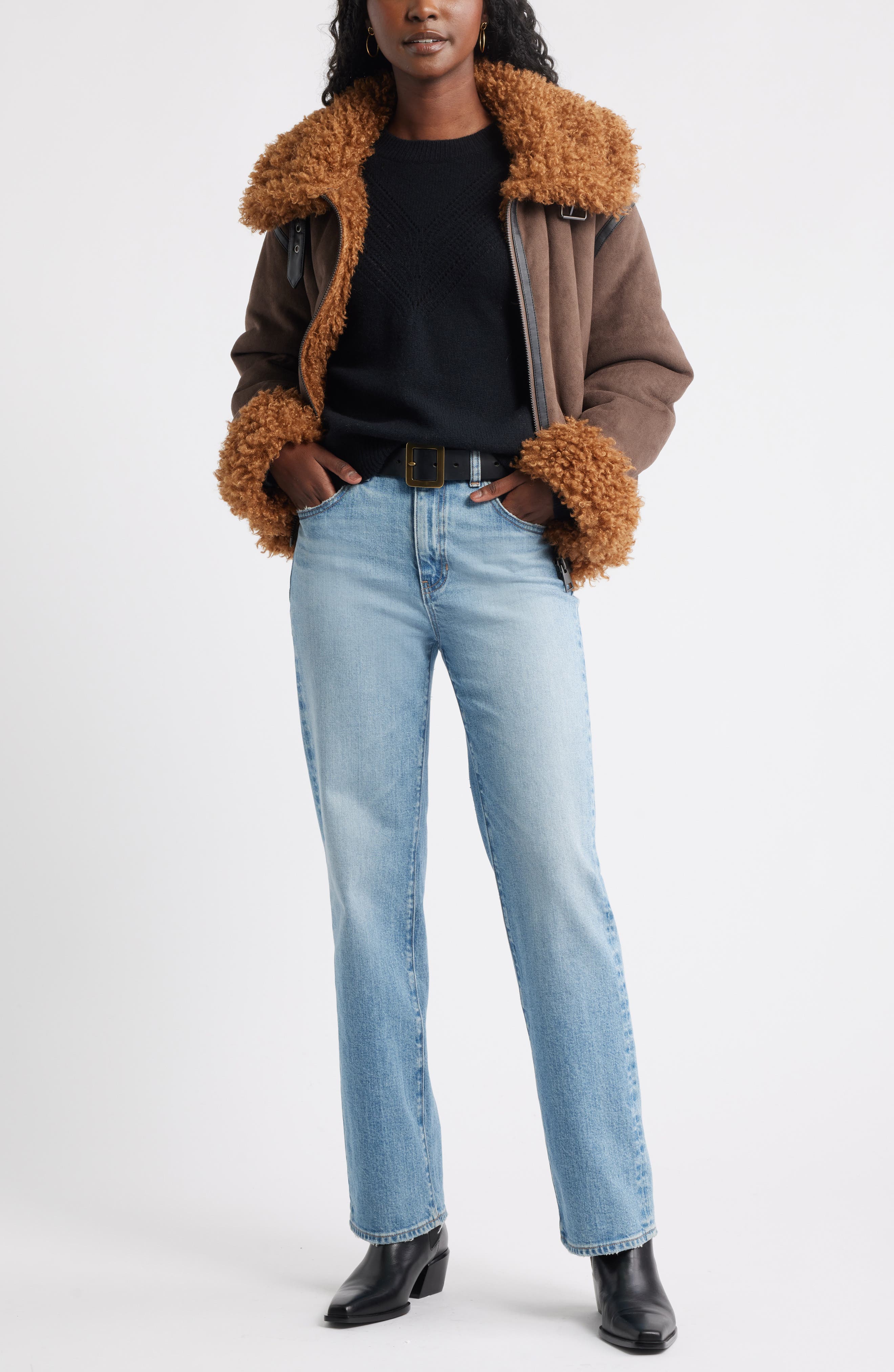 Pointelle Wool & Cashmere Sweater - image 2