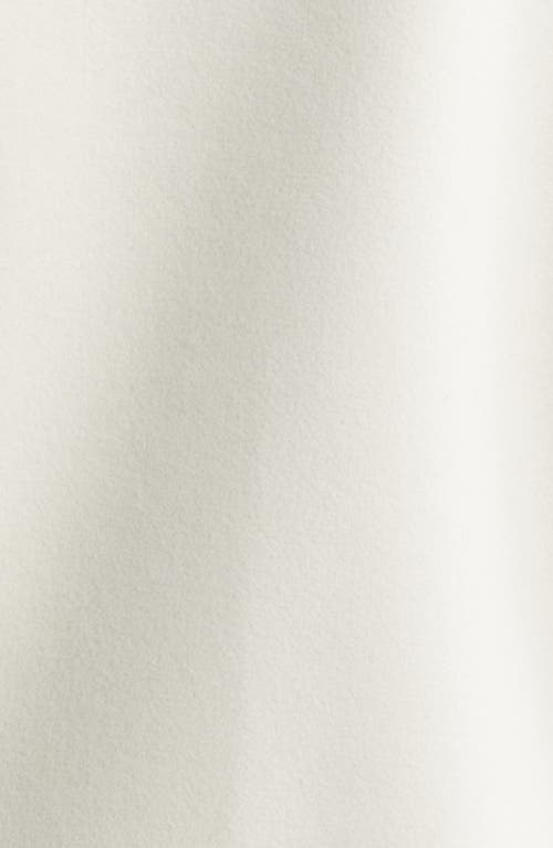 Sam Edelman Crop Jacket With Faux Shearling Collar In White