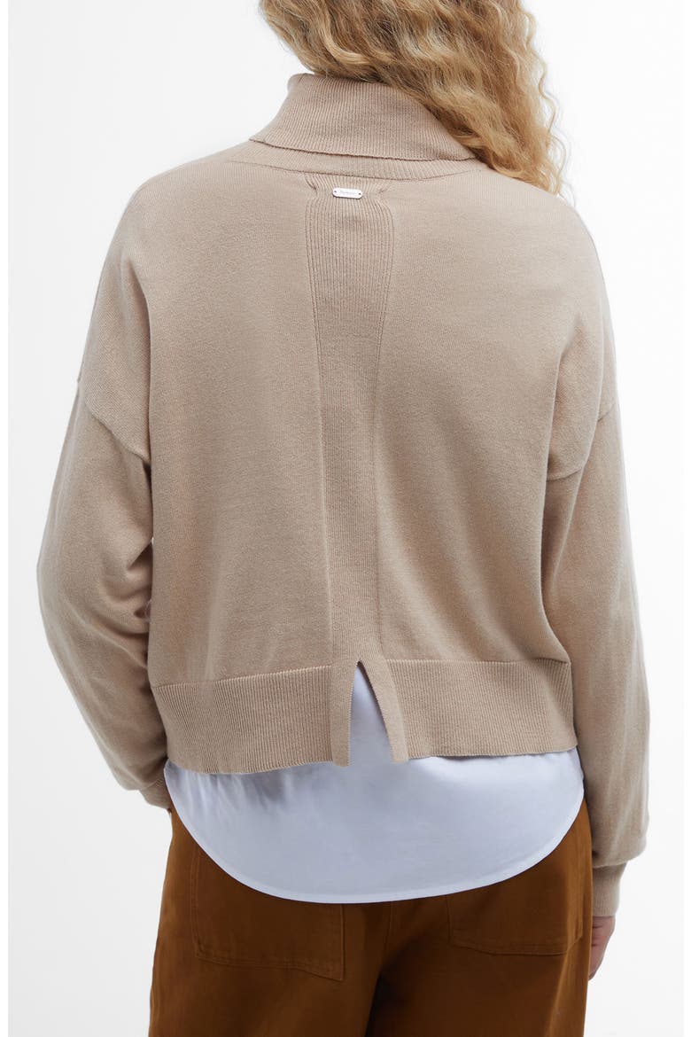 Shelby Knit Turtleneck Sweater, Alternate, color, CAMEL