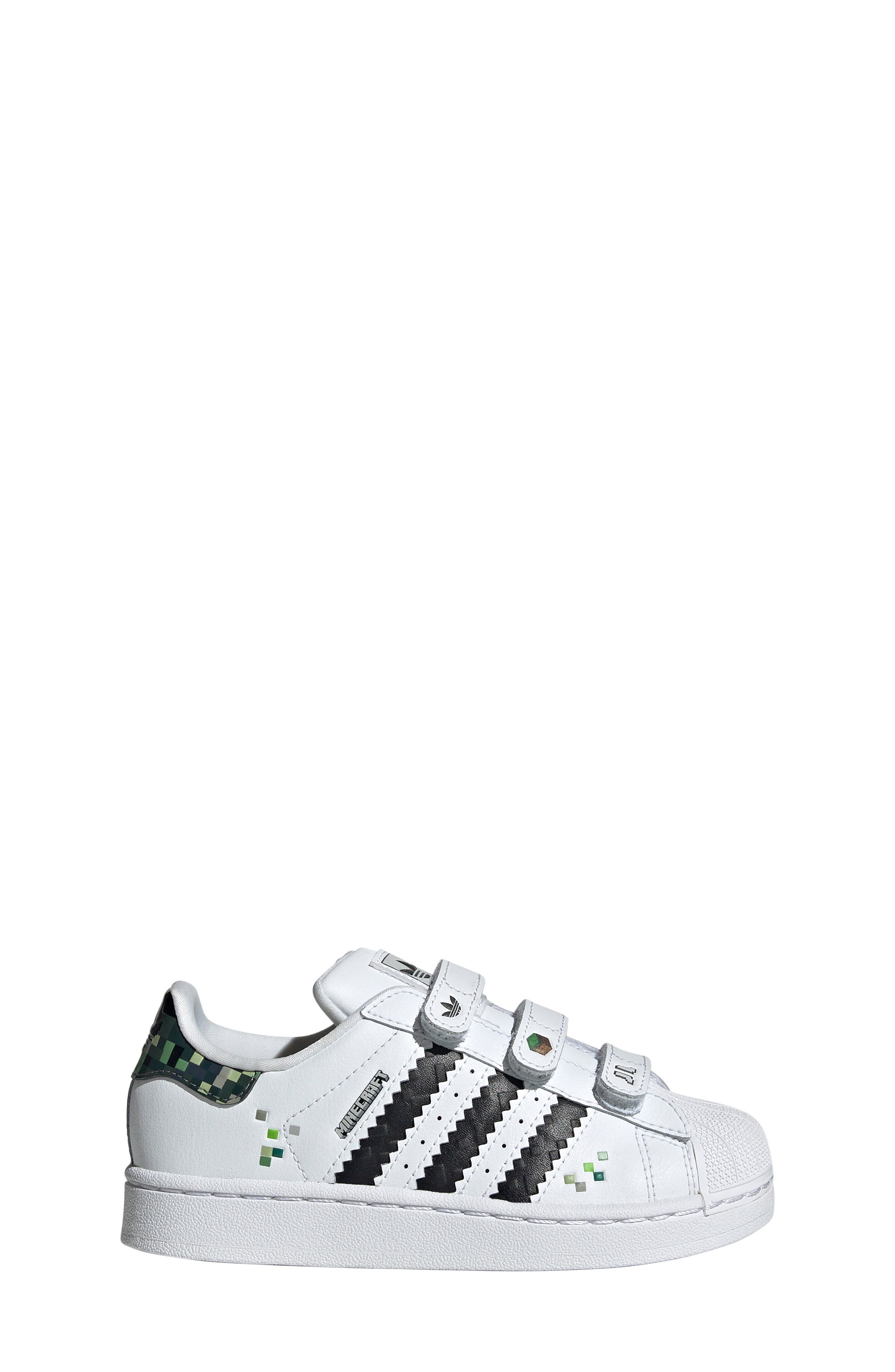 adidas x Minecraft Kids' Superstar II Sneaker, Alternate, color, 