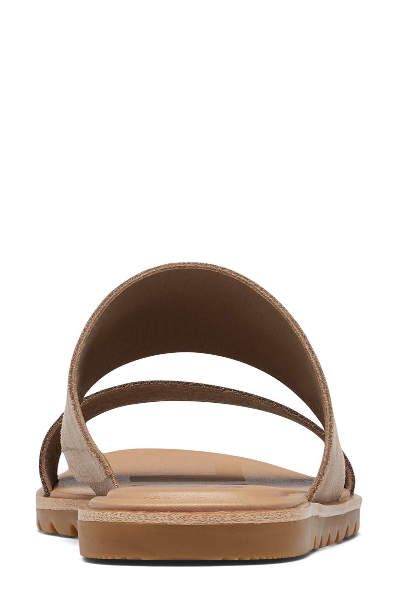 Ella II Slide Sandal, Alternate, color, ASH BROWN/ WHITE