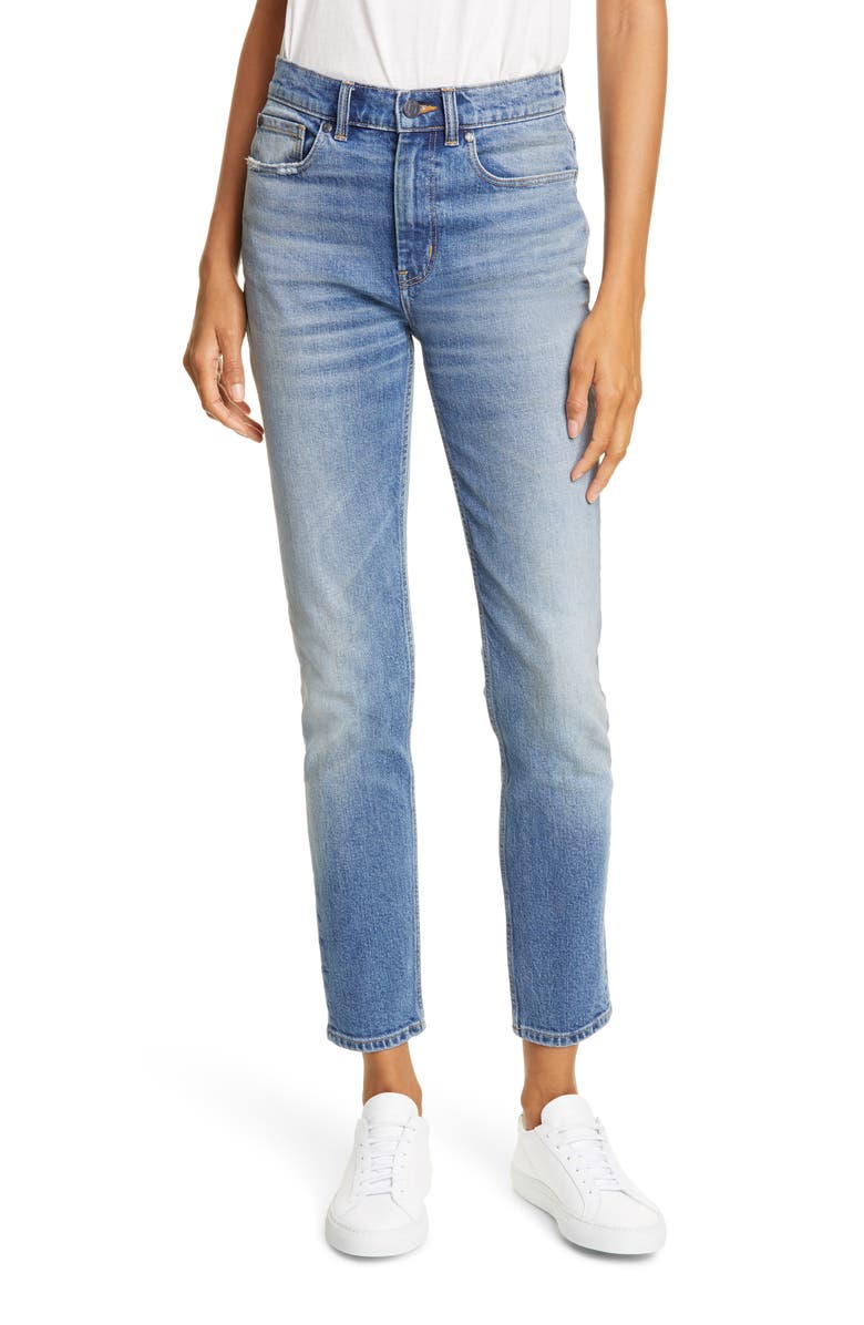 La Vie Rebecca Taylor Ines Slim Fit Ankle Jeans, Main, color, 