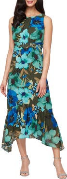 SL FASHIONS Sleeveless Midi Dress