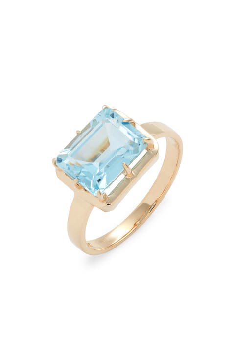 Cléo Daniela Blue Topaz Ring