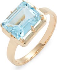 Anzie Cléo Daniela Blue Topaz Ring