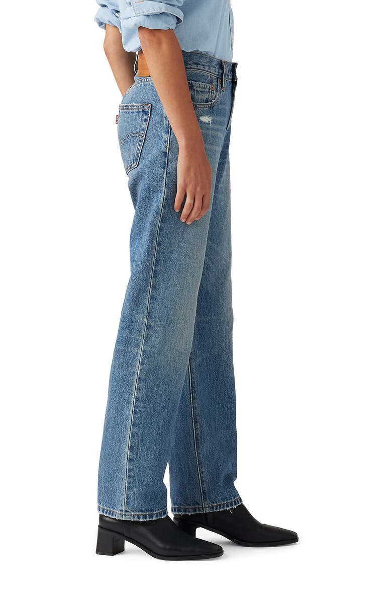 501® '90s Mid Rise Straight Leg Jeans, Alternate, color, VERIFIED VINTAGE