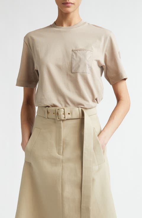 Mixed Media Patch Pocket T-Shirt