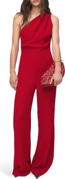 MANGO One-Shoulder Jumpsuit