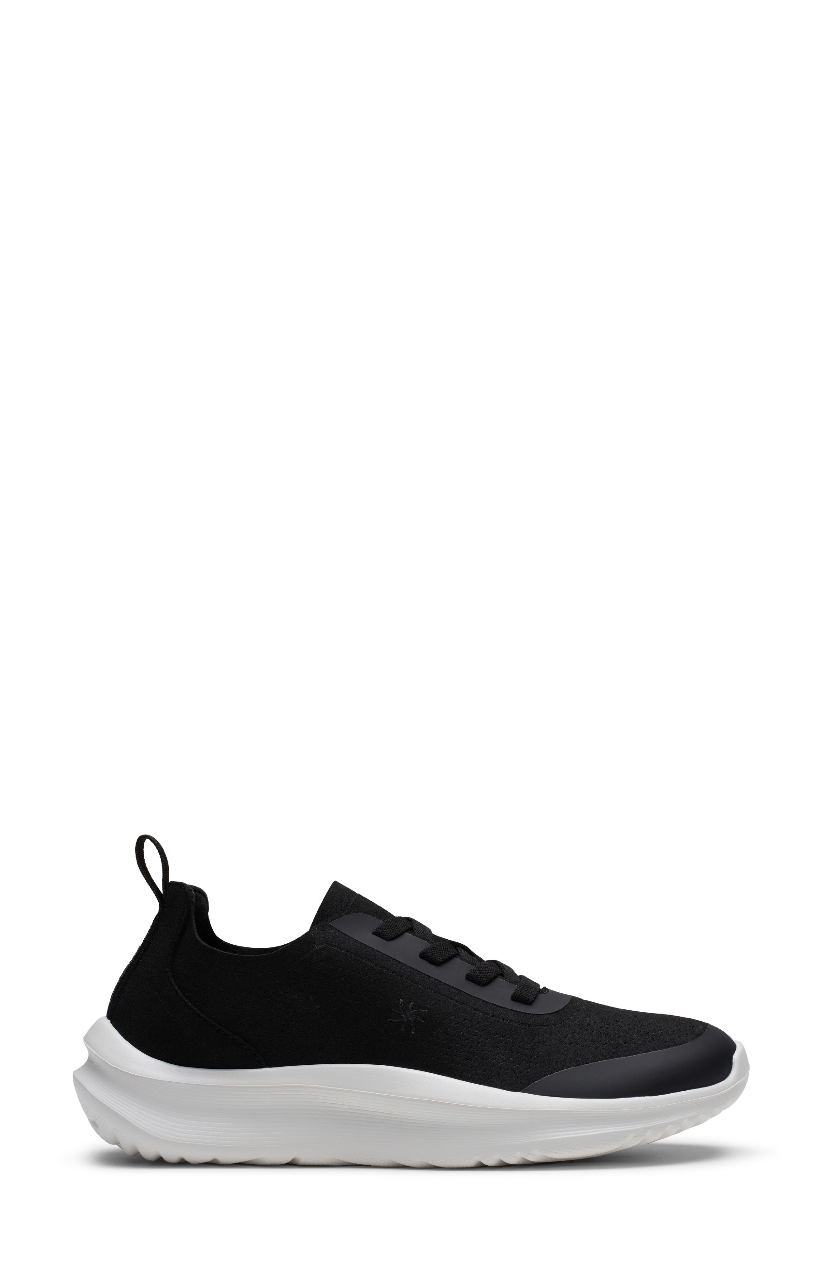 Solevana Ria Recovery Sneaker, Alternate, color, BLACK