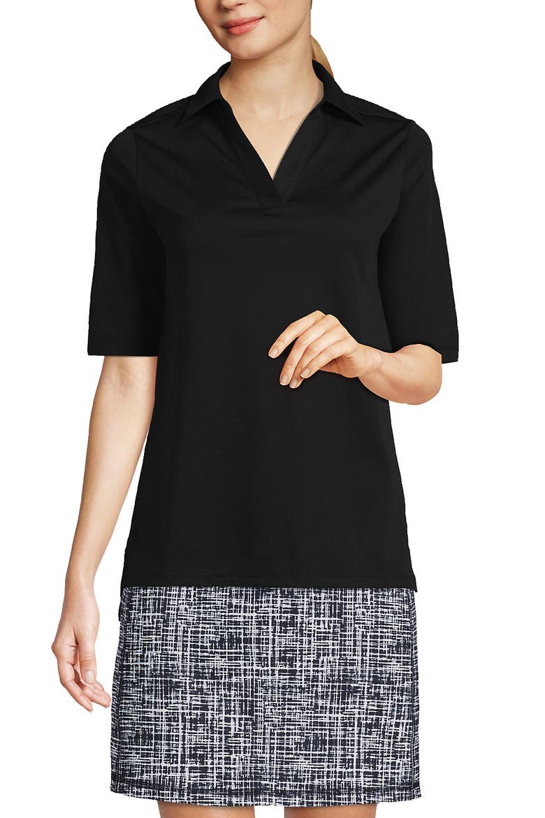 Performance Pique Polo, Main, color, Black