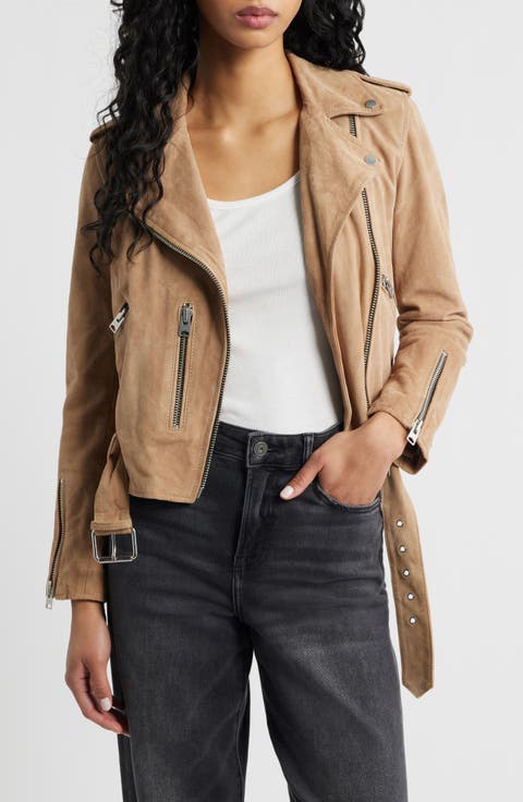 Dalby Suede Moto Jacket