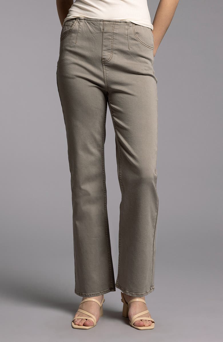 WEEKEND LOS ANGELES Manon Twill Pull-On Pants, Alternate, color, Brindle