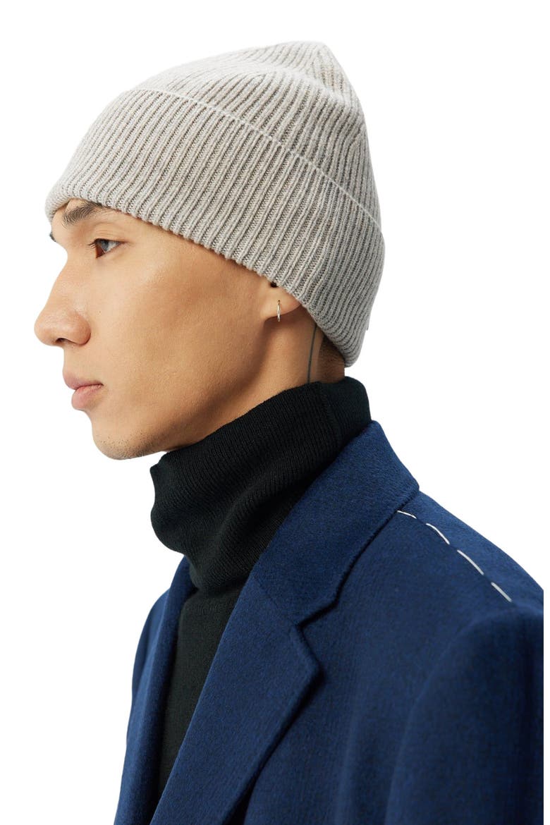 Men's Beanie Hat, Alternate, color, dawn blue
