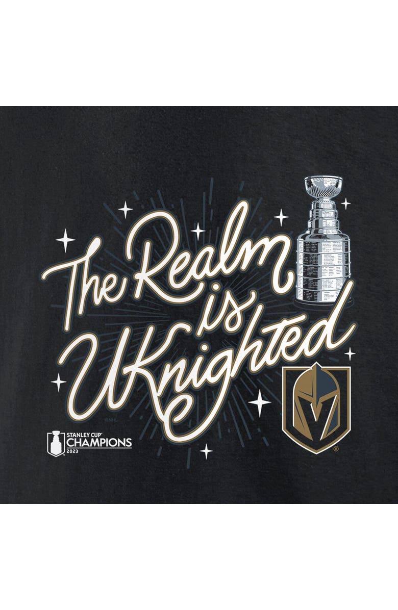 FANATICS Women's Fanatics Branded  Black Vegas Golden Knights 2023 Stanley Cup Champions Plus Size Celebration V-Neck T-Shirt, Alternate, color, 