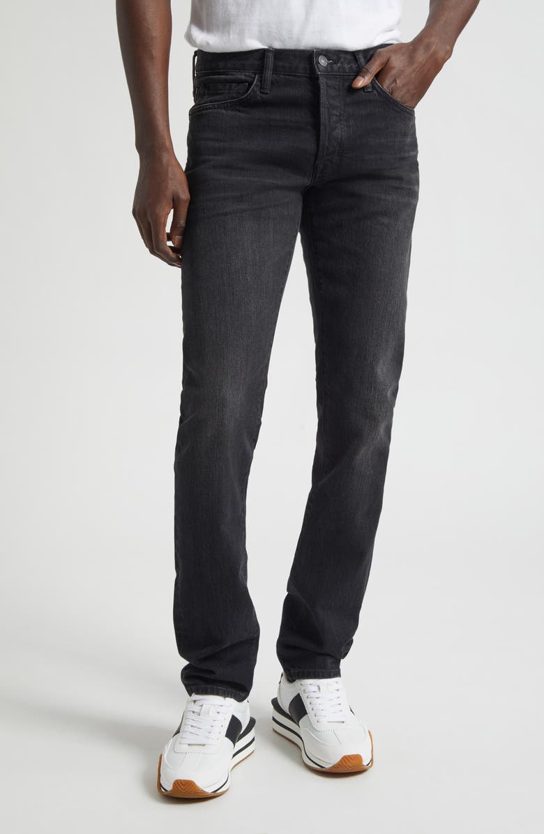 TOM FORD Selvedge Stretch Denim Chinos, Main, color,