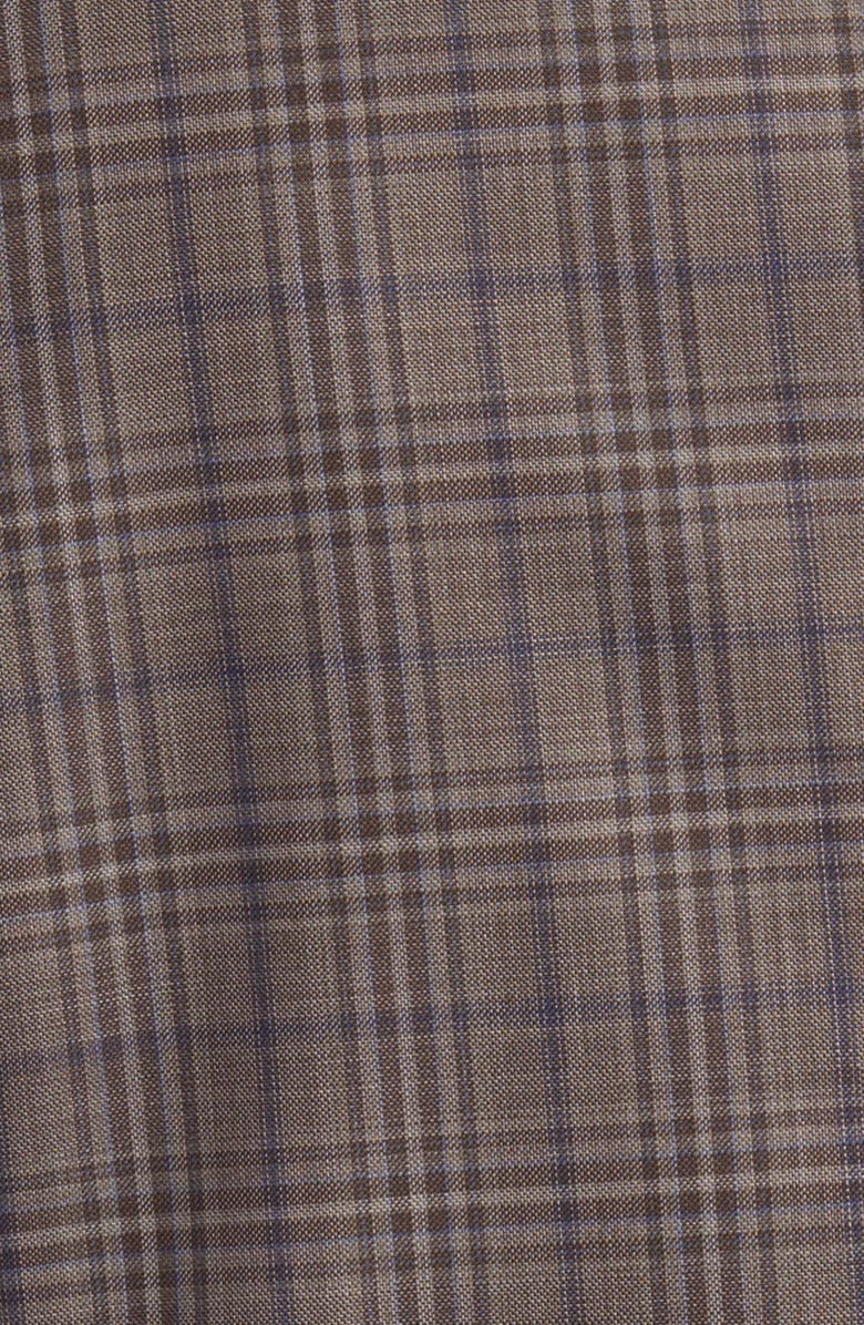 BOSS Hutson Plaid Virgin Wool Sport Coat, Alternate, color,