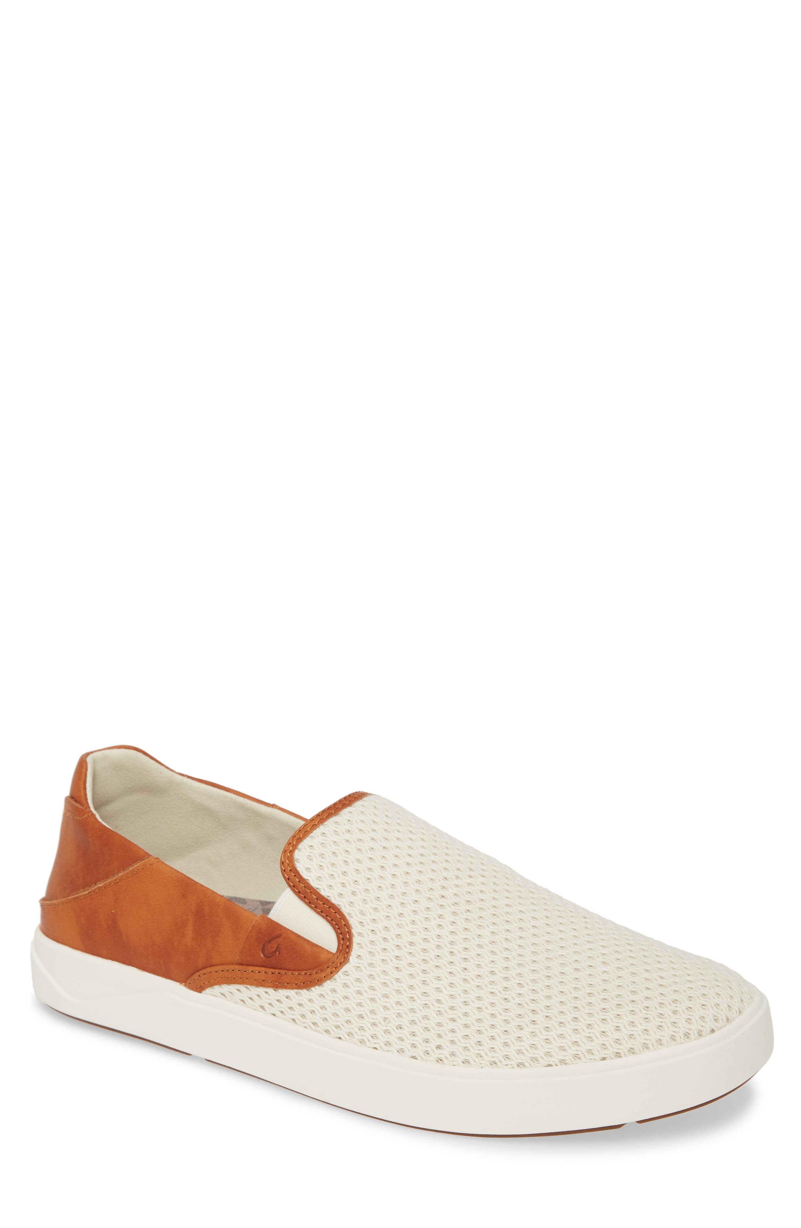Laeahi Kapa Slip-On, Main, color, BONE/ FOX FABRIC
