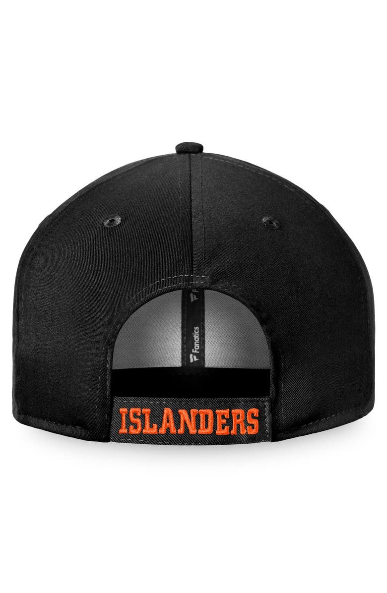 FANATICS Men's Fanatics Branded Black New York Islanders Core Adjustable Hat, Alternate, color, 