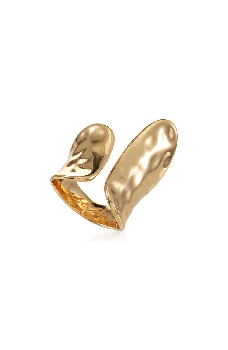 Ettika Freeform Statement Ring, Alternate, color, Gold
