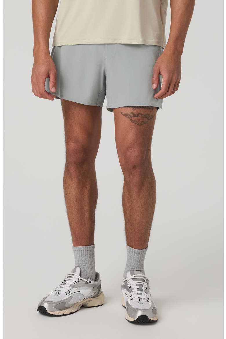 Terrain 5-Inch Lined Running Shorts, Main, color, SLATE ROCK